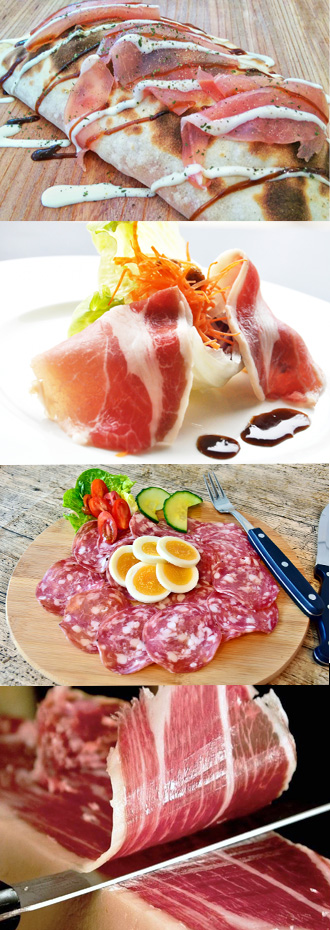生ハム、サラミ調理イメージ